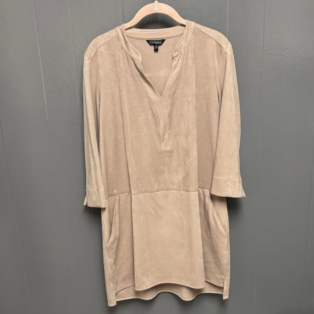 Casual Tan/Blush Dress SZ 14
